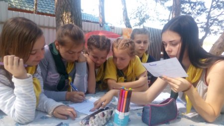 ТРЕТІЙ ДЕНЬ РОБОТИ НАМЕТОВОГО ТАБОРУ "ПОЛІГЛОТ" ДЛЯ УЧНІВ 5-8 КЛАСІВ