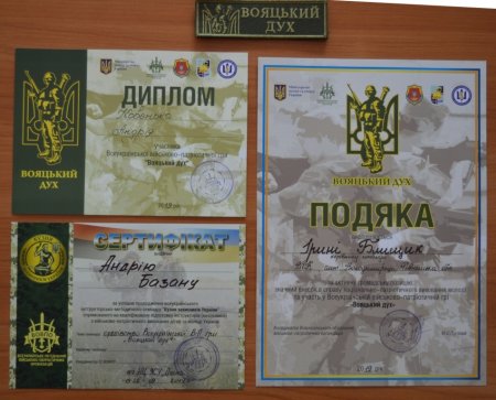 Всеукраїнська військово-патріотична  гра "Вояцький дух"