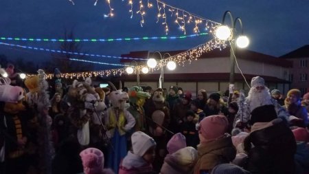 Відкриття новорічної ялинки громади